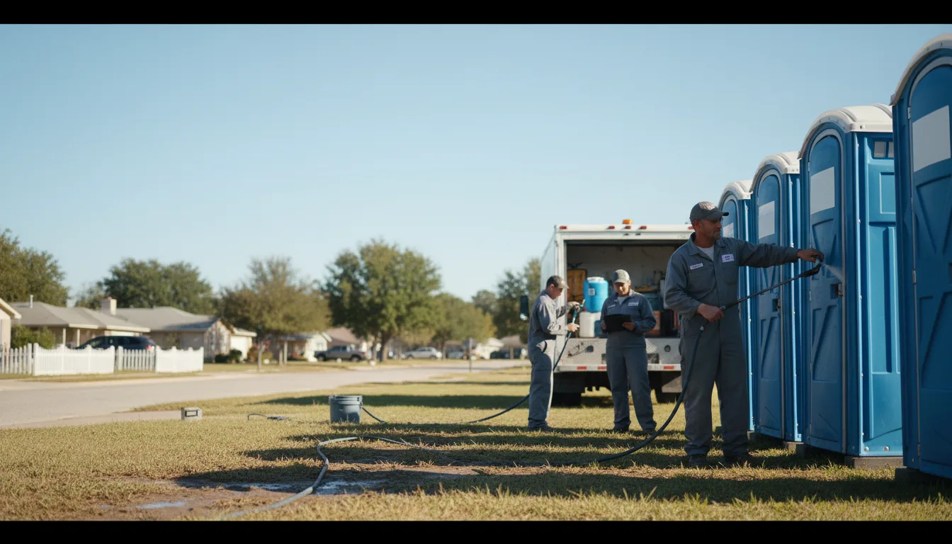 Long-Term Portable Toilet Rental in Holcomb, MS near me